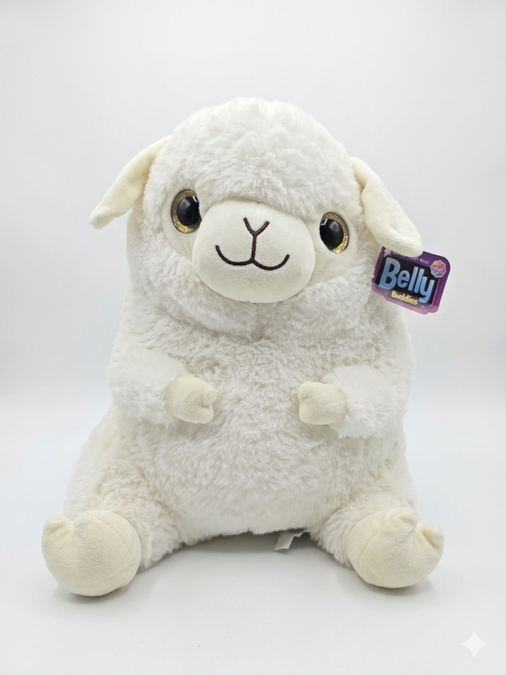 Belly Buddies  Easter Plush Sheep - Cream/White 15"